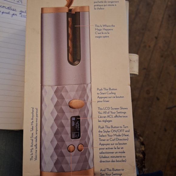 Brand NEW* Conair Unbound cordless auto Hair Curler - Picture 8 of 9